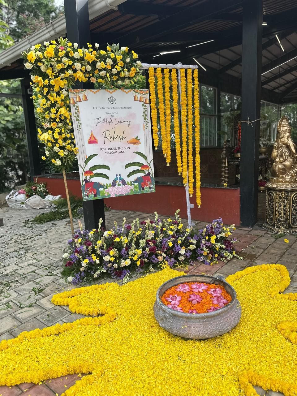 Haldi Welcome at ARC Pyramid