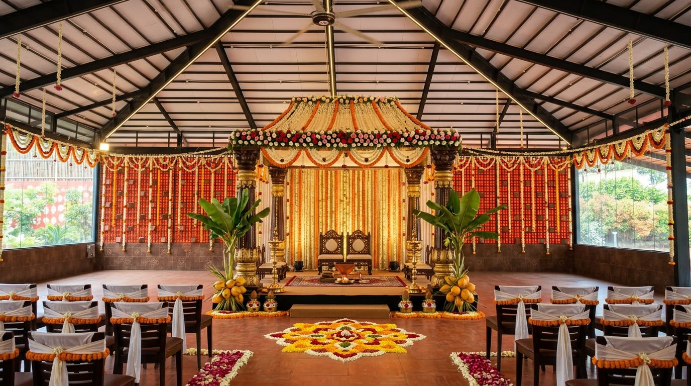 Traditional Wedding Mandap at ARC Pyramid